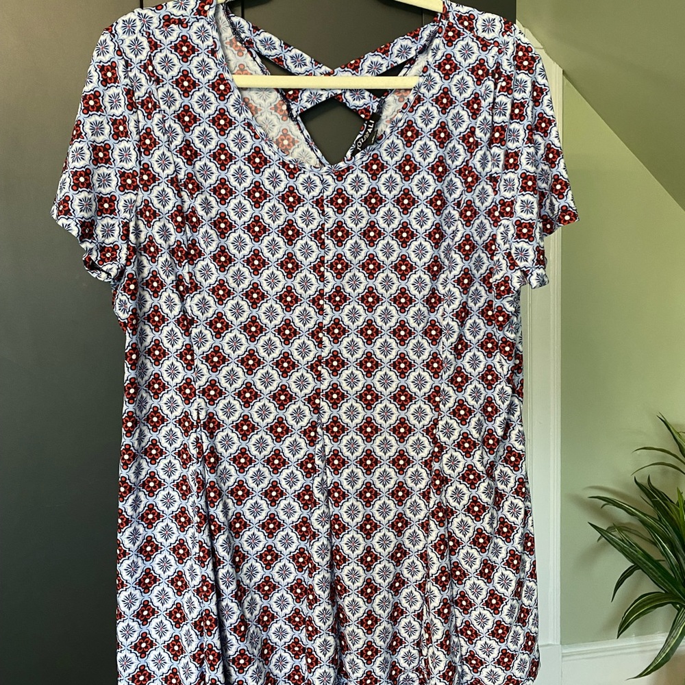 Patterned Roz&Ali Tee - Picture 3 of 8